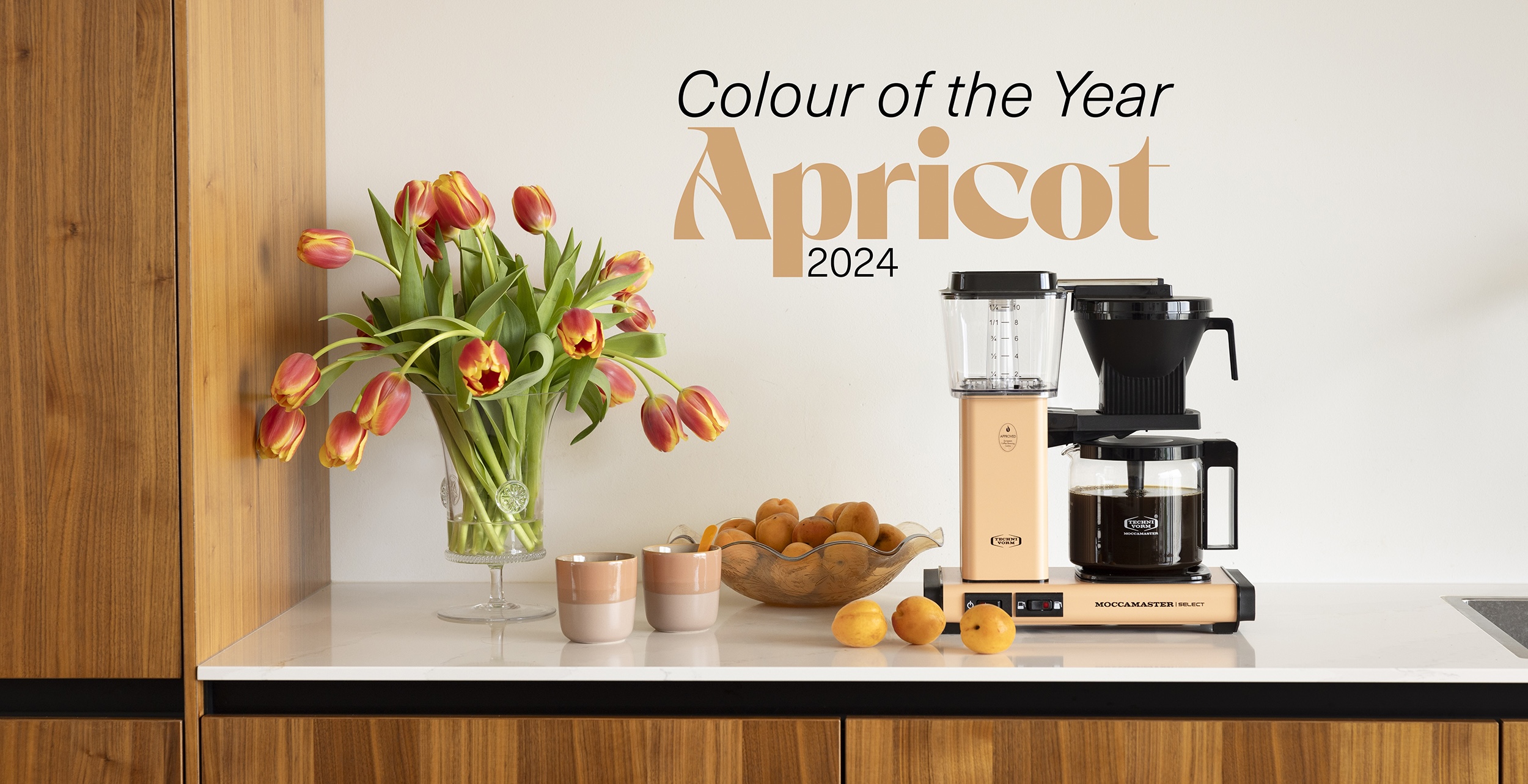 Moccamaster Introduces Colour of the Year 2024: 'Apricot’